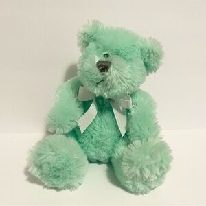Animal Adventure Baby Green Teddy Bear Plush Stuffed Animal Toy Toys r Us 7”